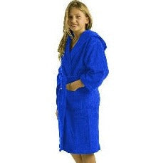 Hooded Kids Bamboo Bathrobes - Hooded boy and Girls Robe