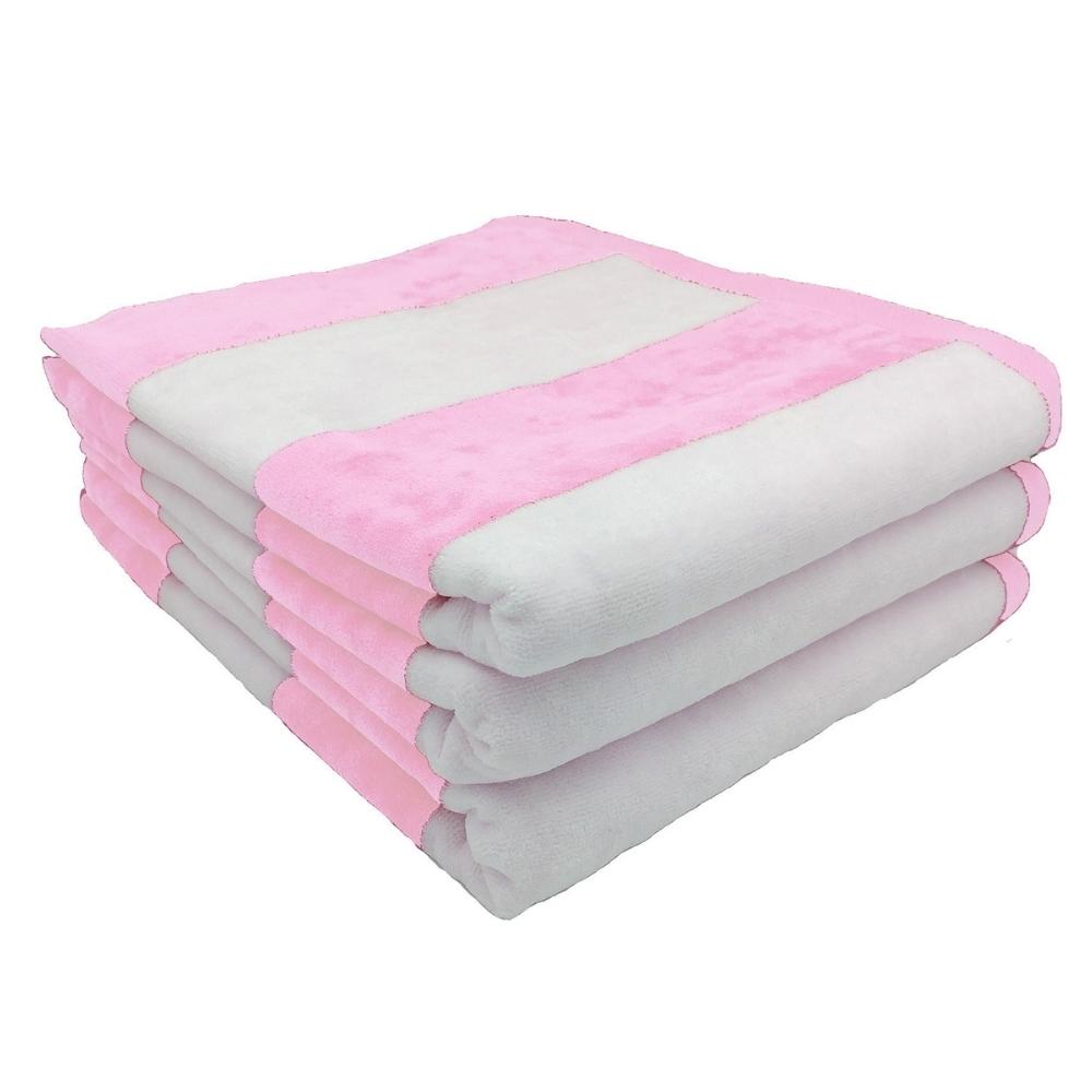 Terry Velour Cabana Beach Towels