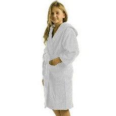 Hooded Kids Bamboo Bathrobes - Hooded boy and Girls Robe