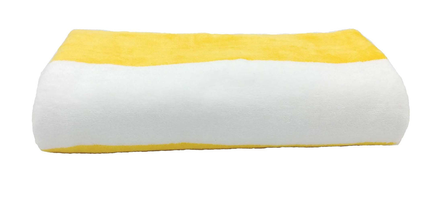 Terry Velour Cabana Hand Towels - Set of 6