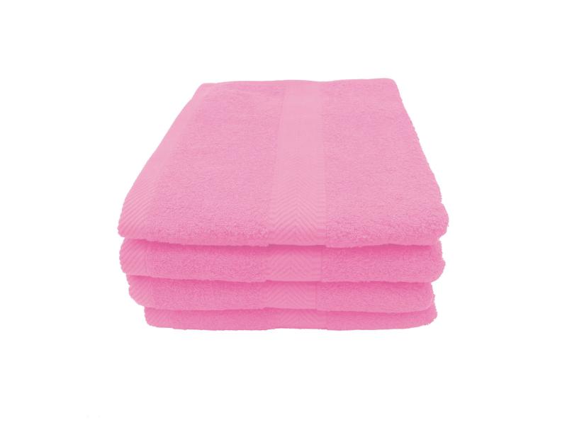 Terry Cotton Bath Towels - Set of 4