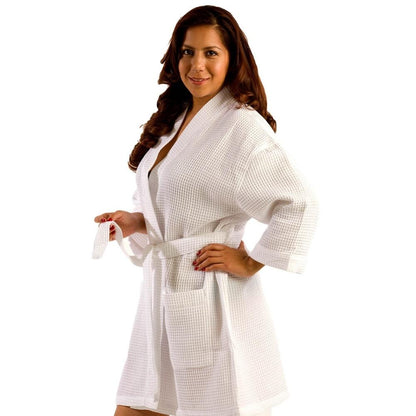 Waffe Square Thigh Length Kimono Robes for Women